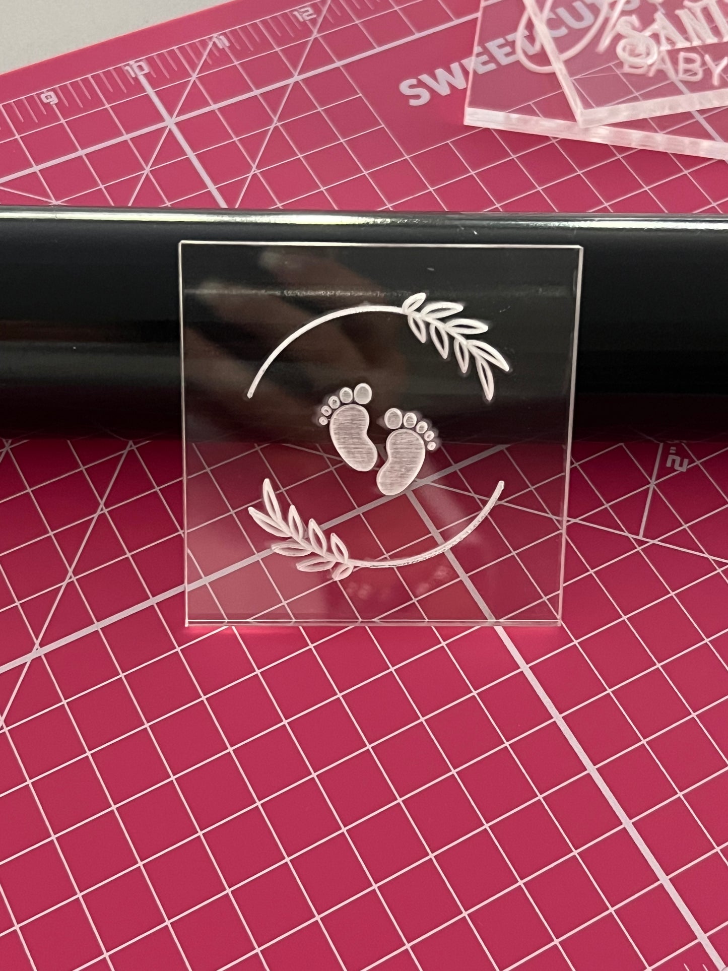 Cookie Stamp/Embosser (Baby Feet)