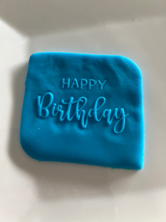 Cookie Embosser (Happy Birthday)