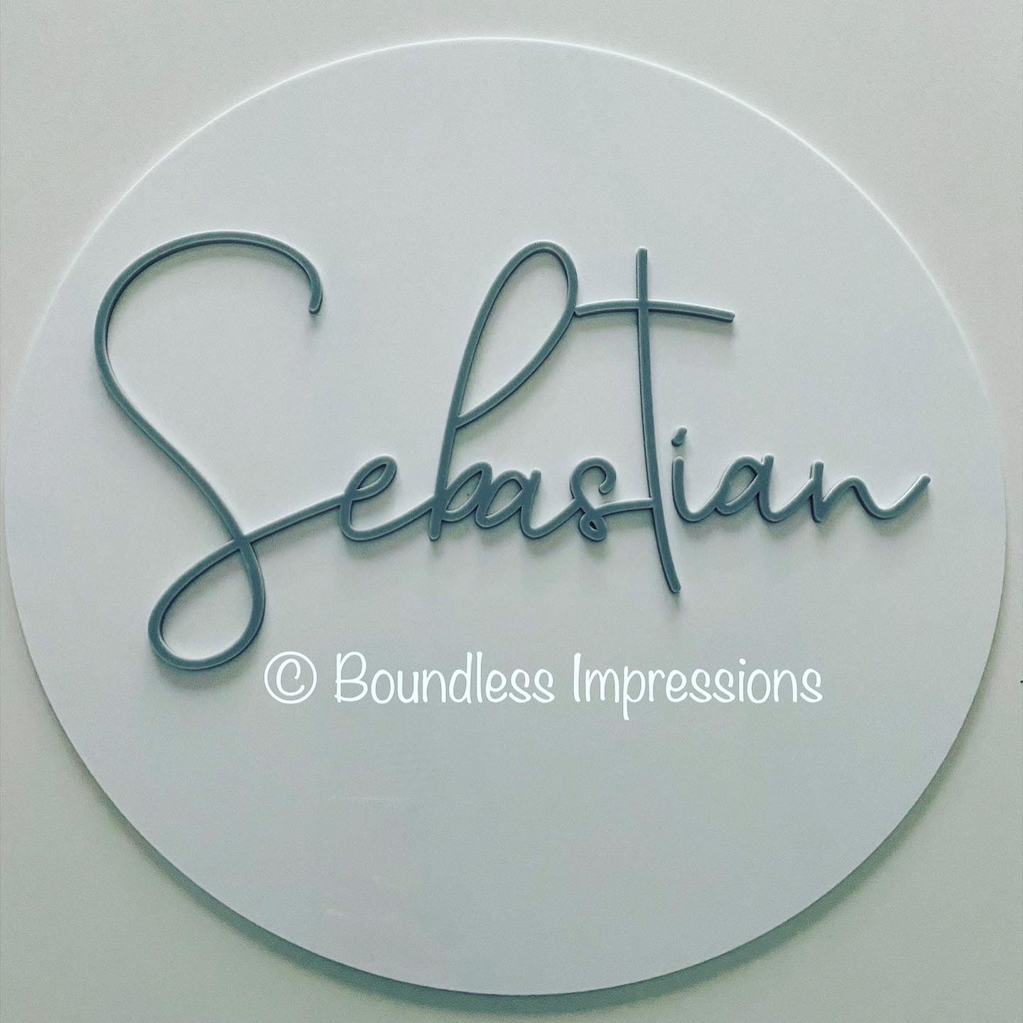 Round Acrylic Sign/Plaque