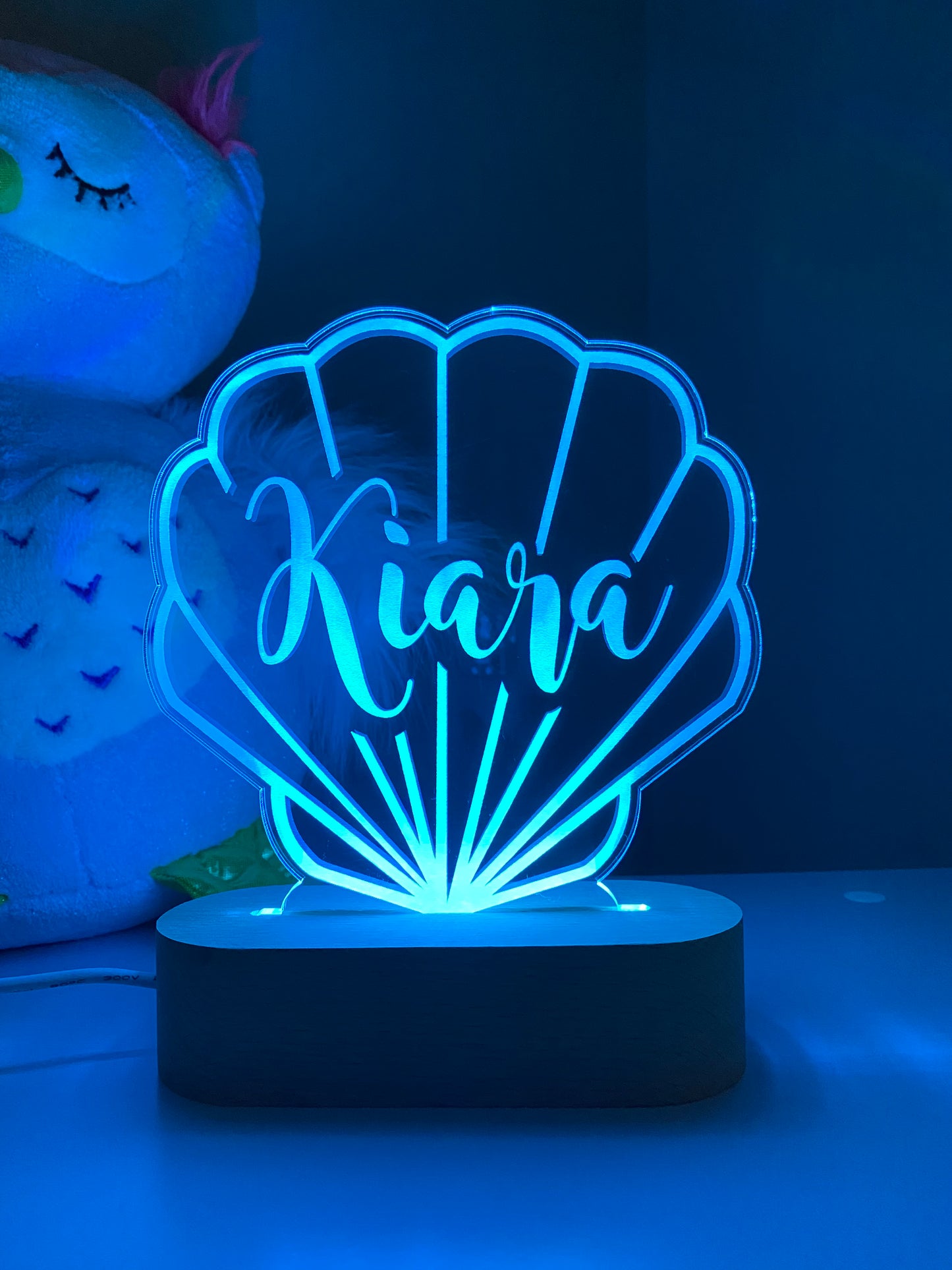 Personalised ‘Shell’ Design Night Light