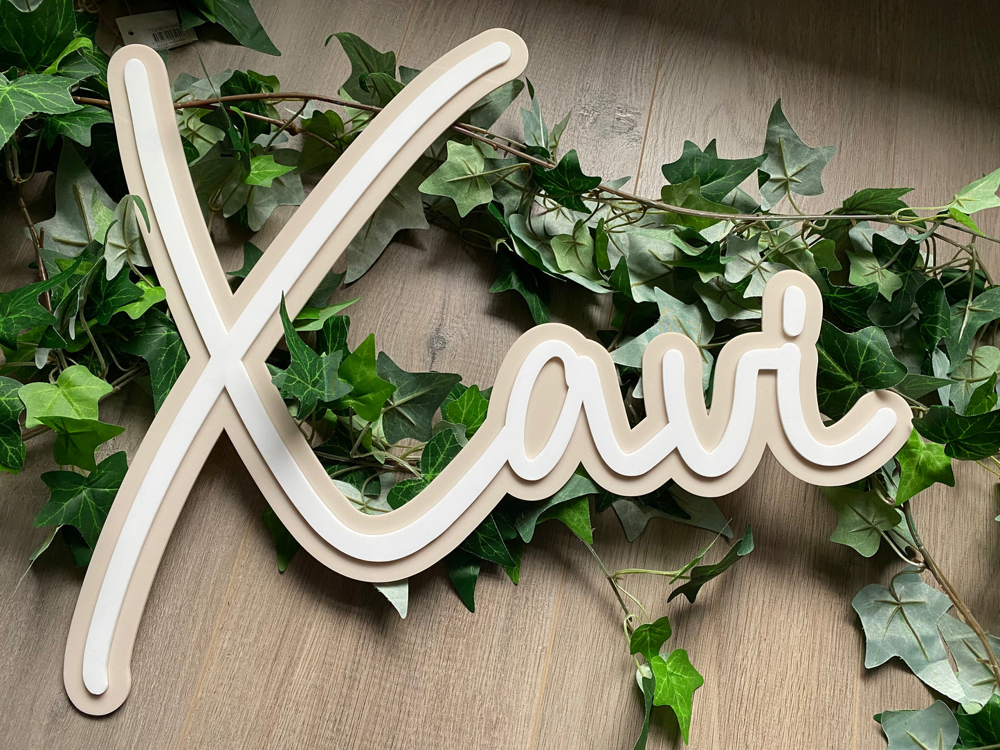 Double Layer Acrylic Name Plaque