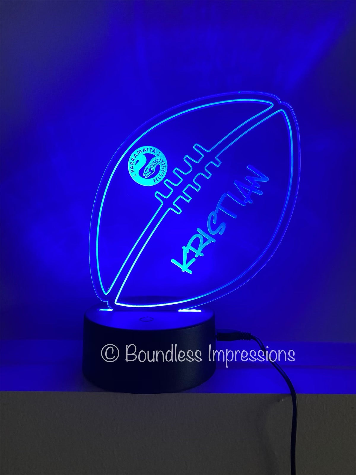 Personalised Custom Cut Out Colour Changing Night Lights