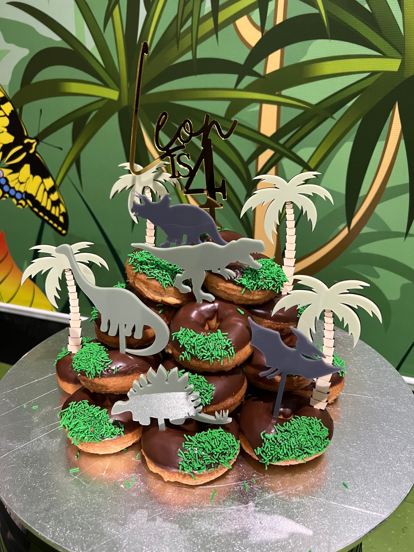 Dinosaur Cake Topper Set