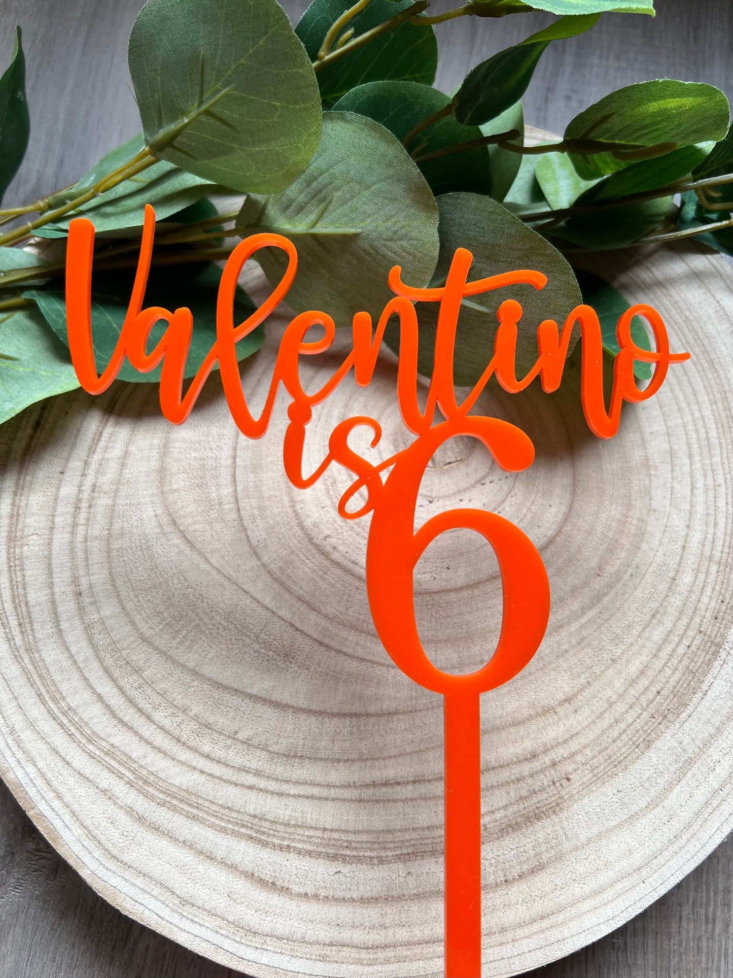Custom Acrylic Cake Toppers