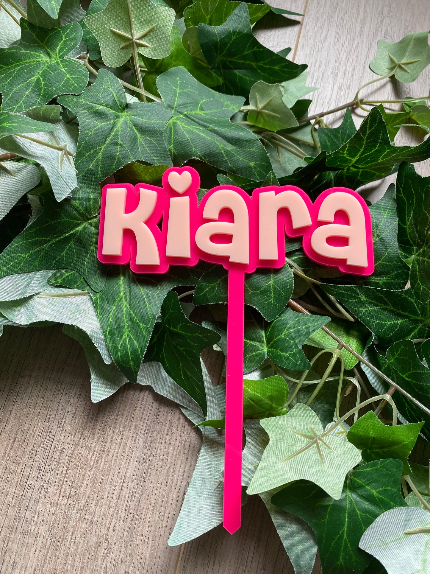 Colour Pop 'Name' Cake Toppers