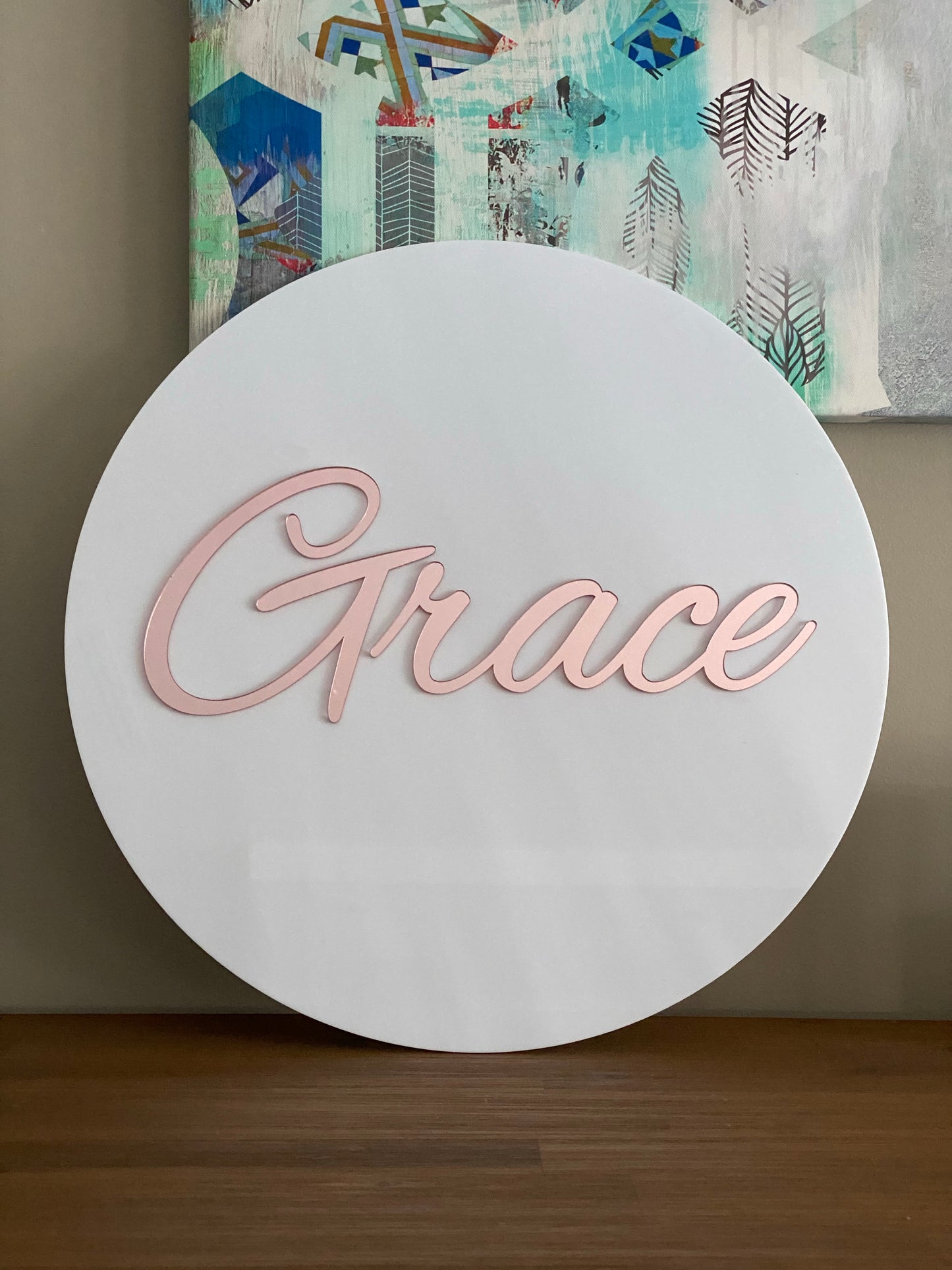 Round Acrylic Sign/Plaque