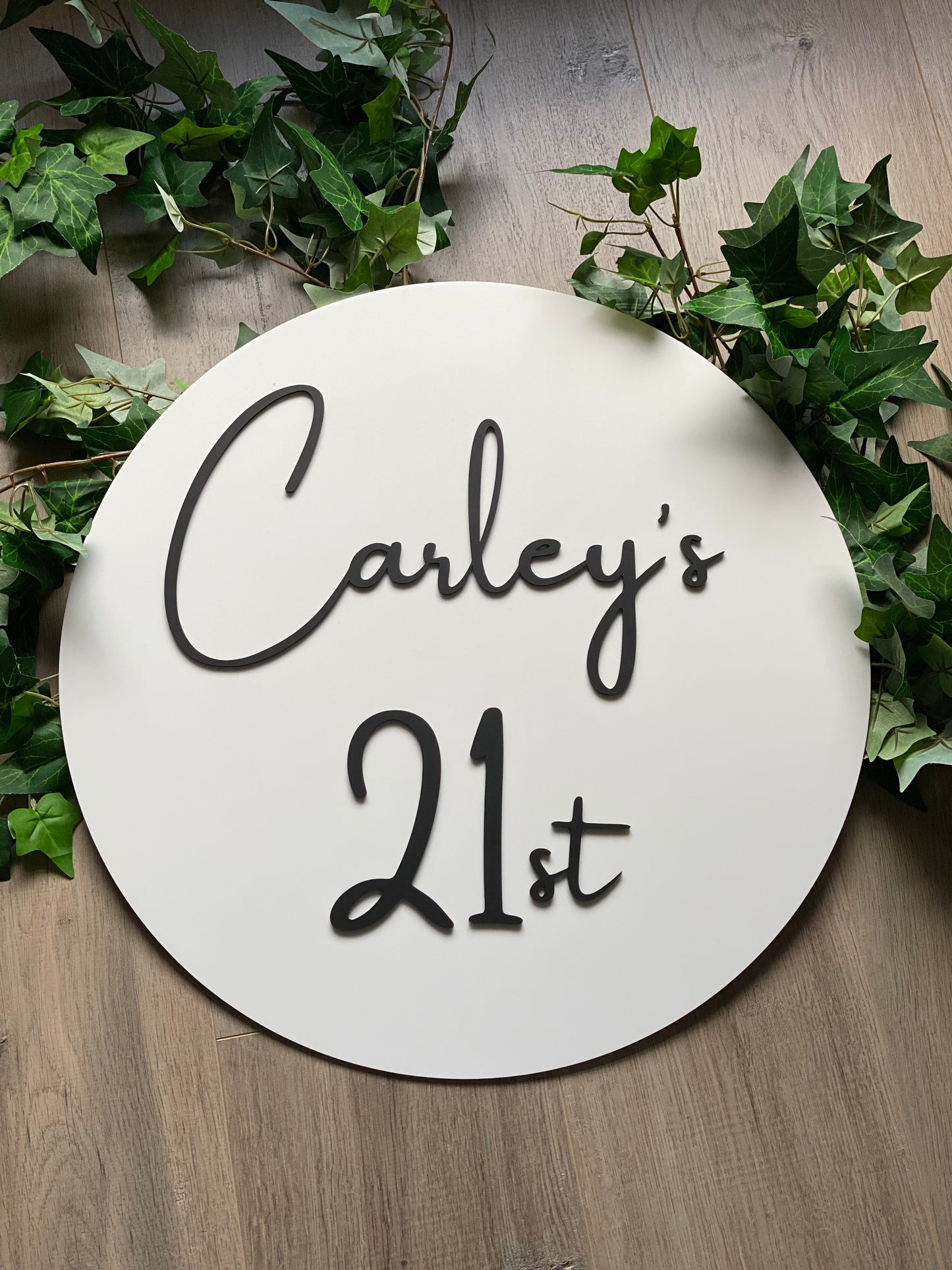 Round Acrylic Sign/Plaque