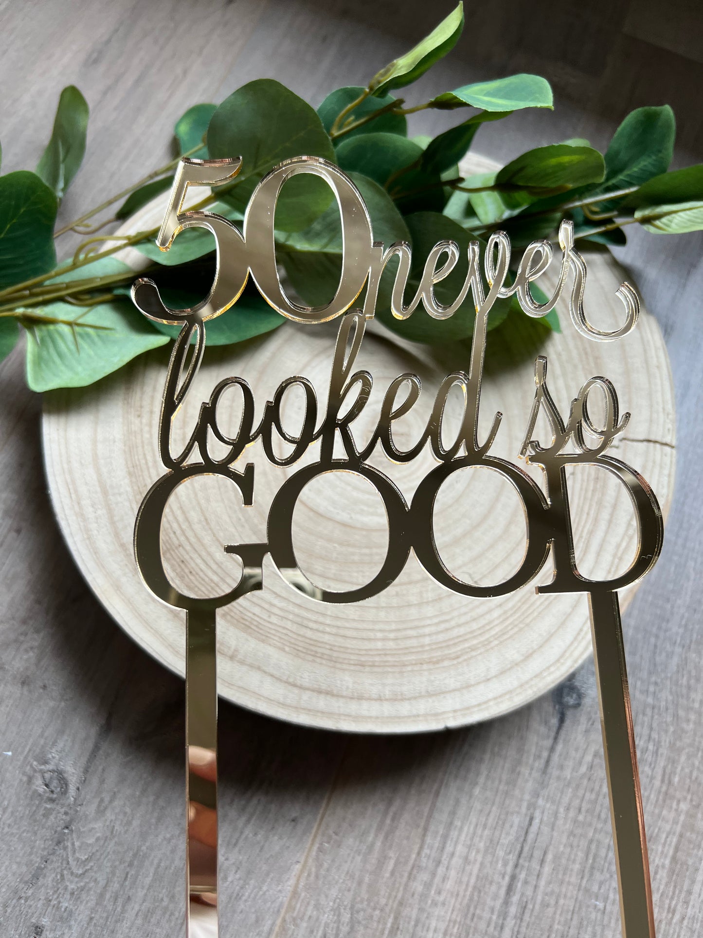 Custom Acrylic Cake Toppers