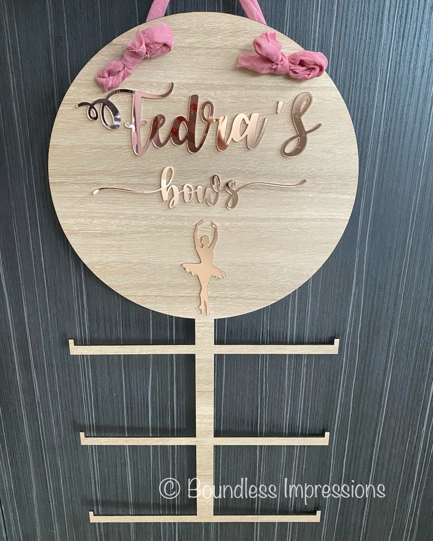 Timber Bow/Hair Accessories Display Holder