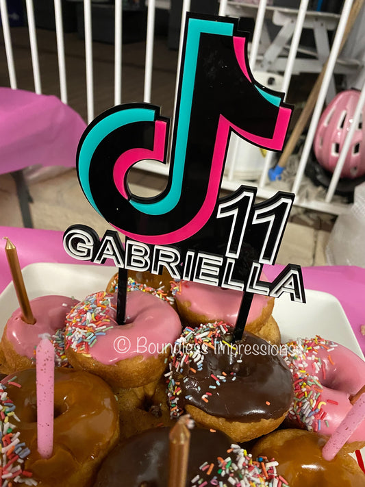 TikTok Cake Topper