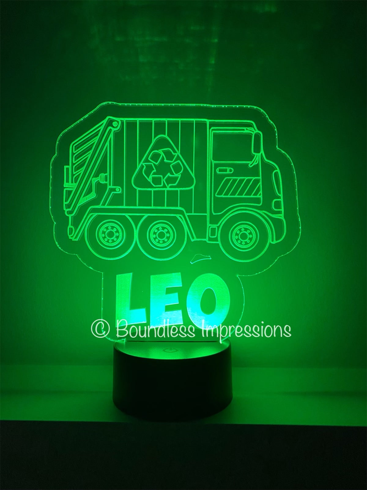 Personalised Custom Cut Out Colour Changing Night Lights