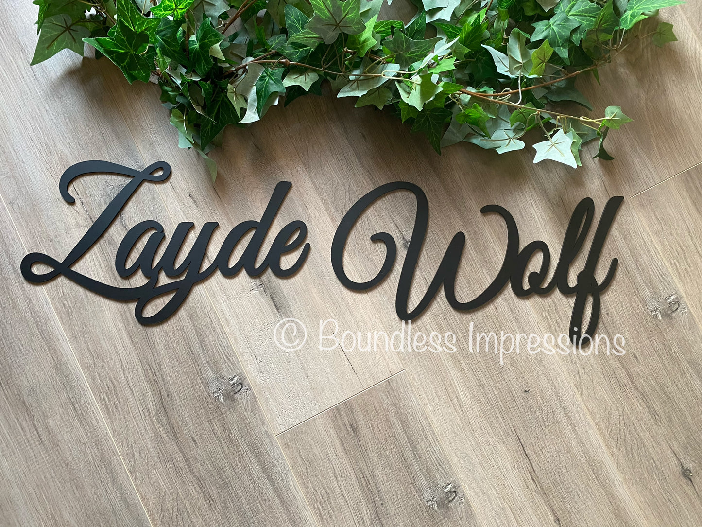 Extra Large Name Plaque (80cm)