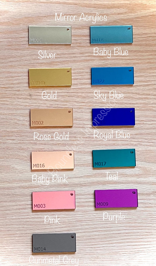 2 Layer 'Number' Acrylic Cake Topper