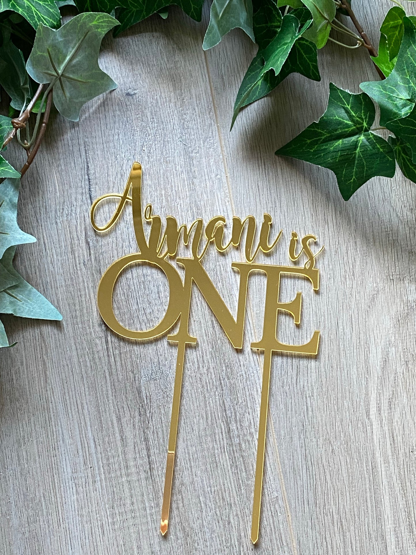 Custom Acrylic Cake Toppers