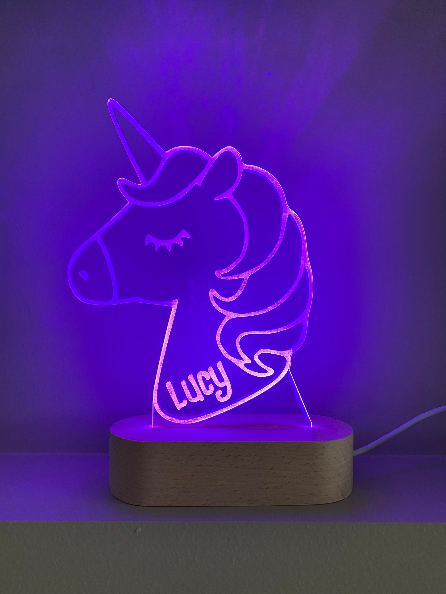 Personalised Character/Shape Night Light