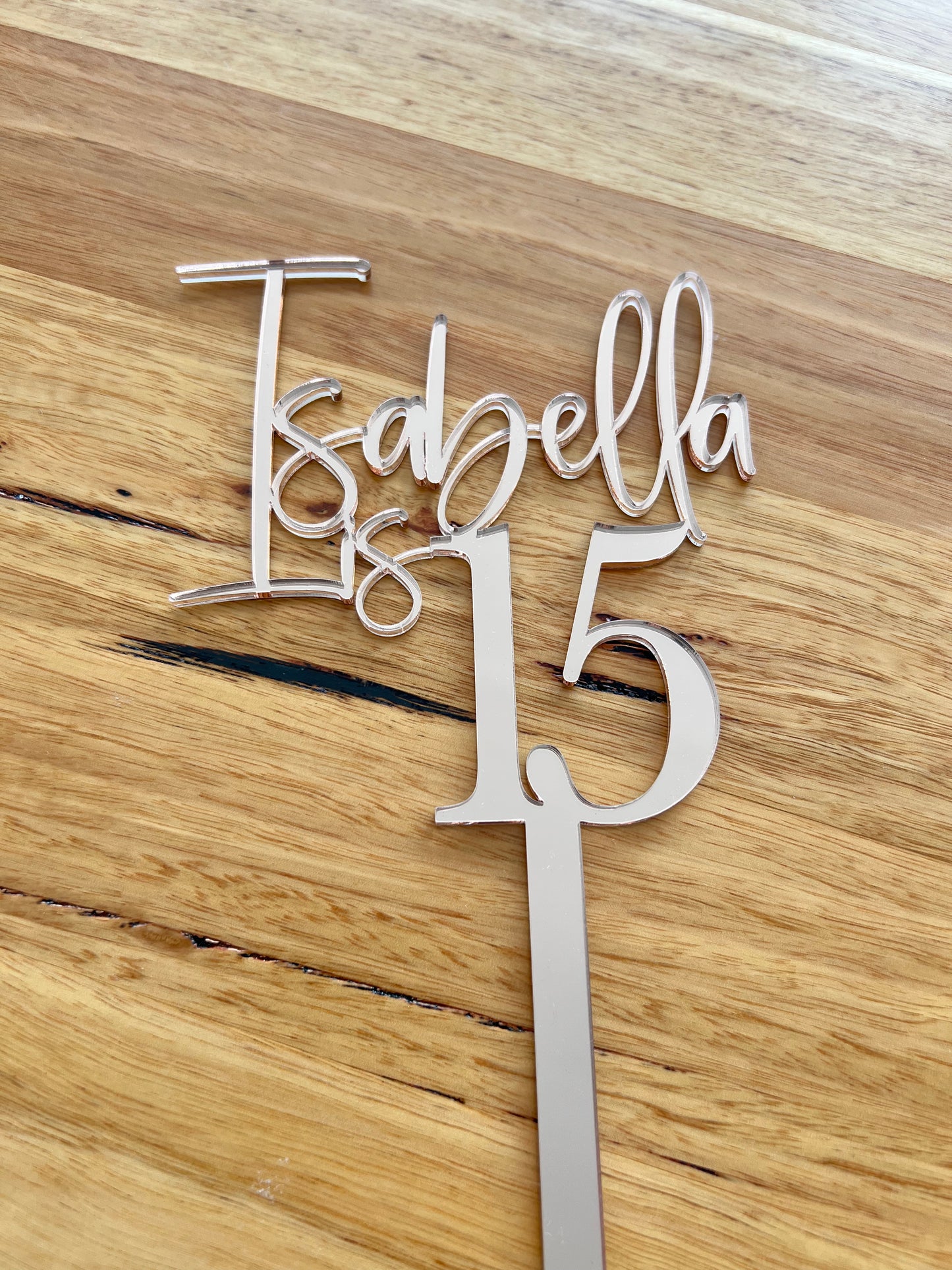 Custom Acrylic Cake Toppers