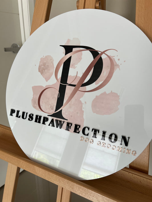 Acrylic Printed + 3D Business Sign