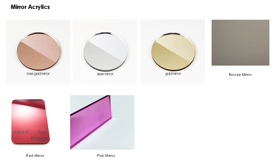 Engraved Mirror Acrylic Keyring