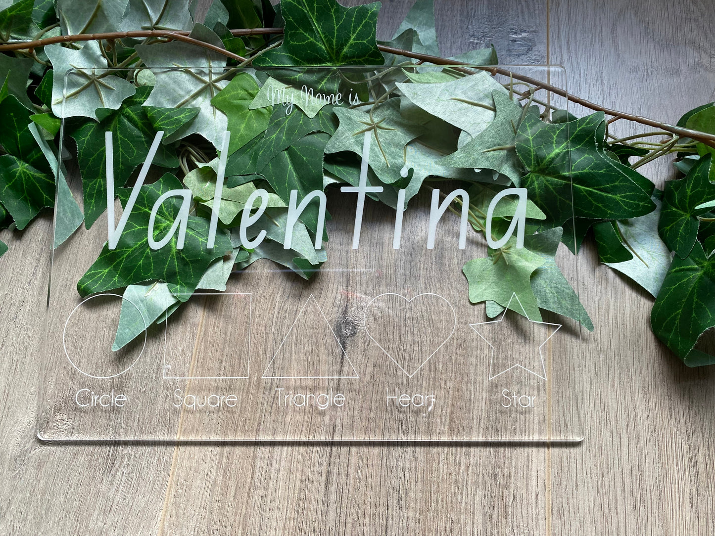 Personalised Name Trace Board