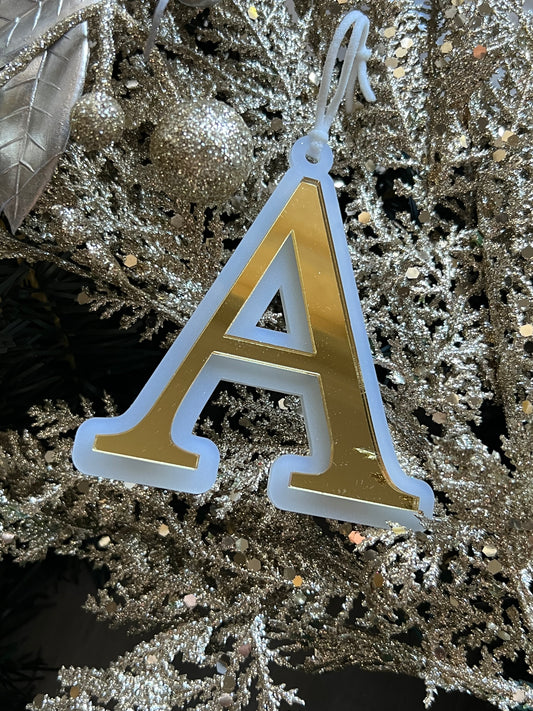 Double Layer Letter Christmas Ornament