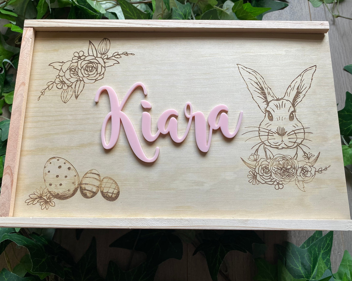 Personalised Timber Easter Boxes