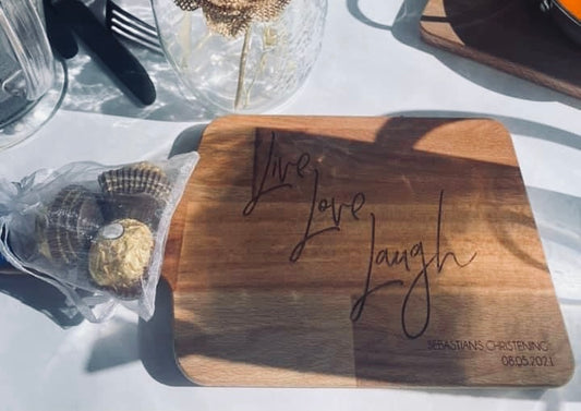 Personalised Small Rectangle Chopping Board
