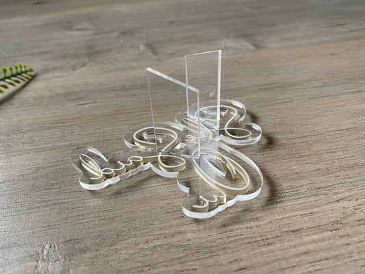 2 Layer Acrylic Cake Fropper (Small)