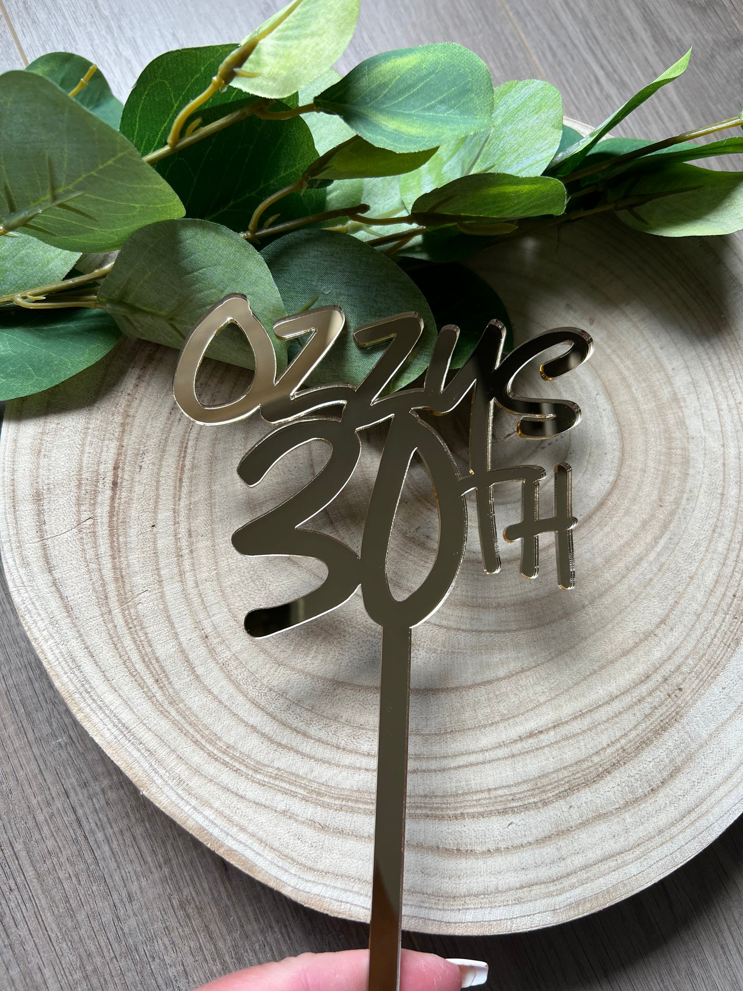 Custom Acrylic Cake Toppers