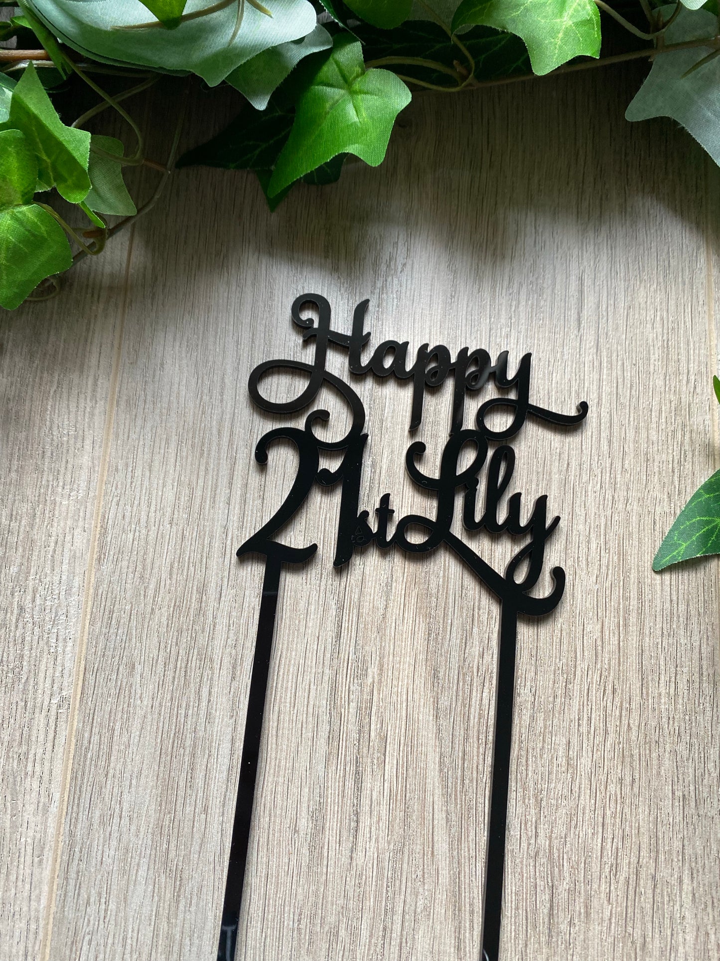 Custom Acrylic Cake Toppers