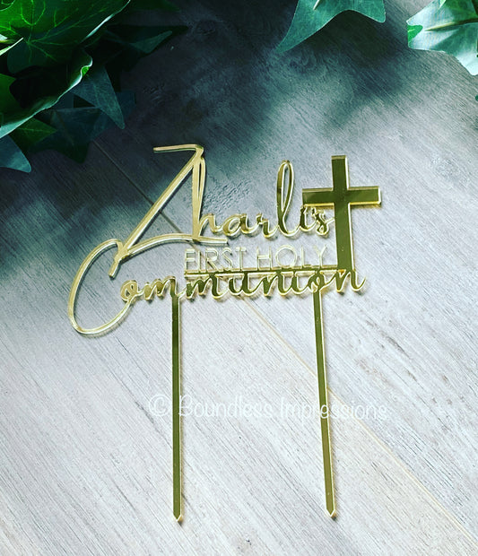 Acrylic Cake Topper Communion