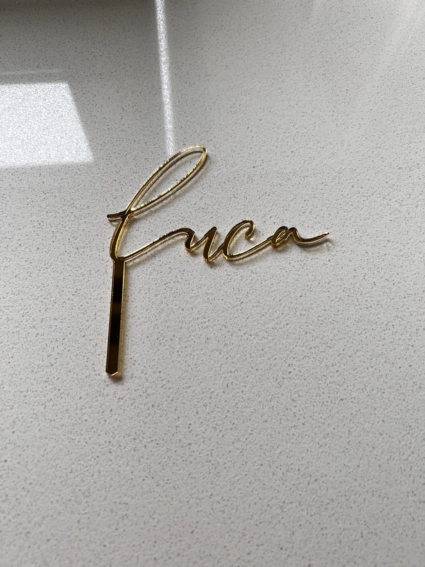 Custom Acrylic Cake Toppers