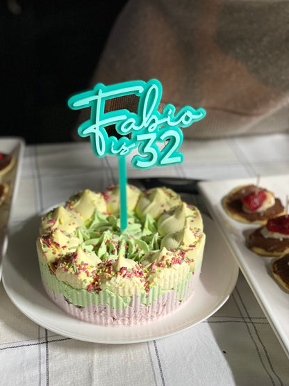 Colour Pop 'Name & Age' Cake Topper