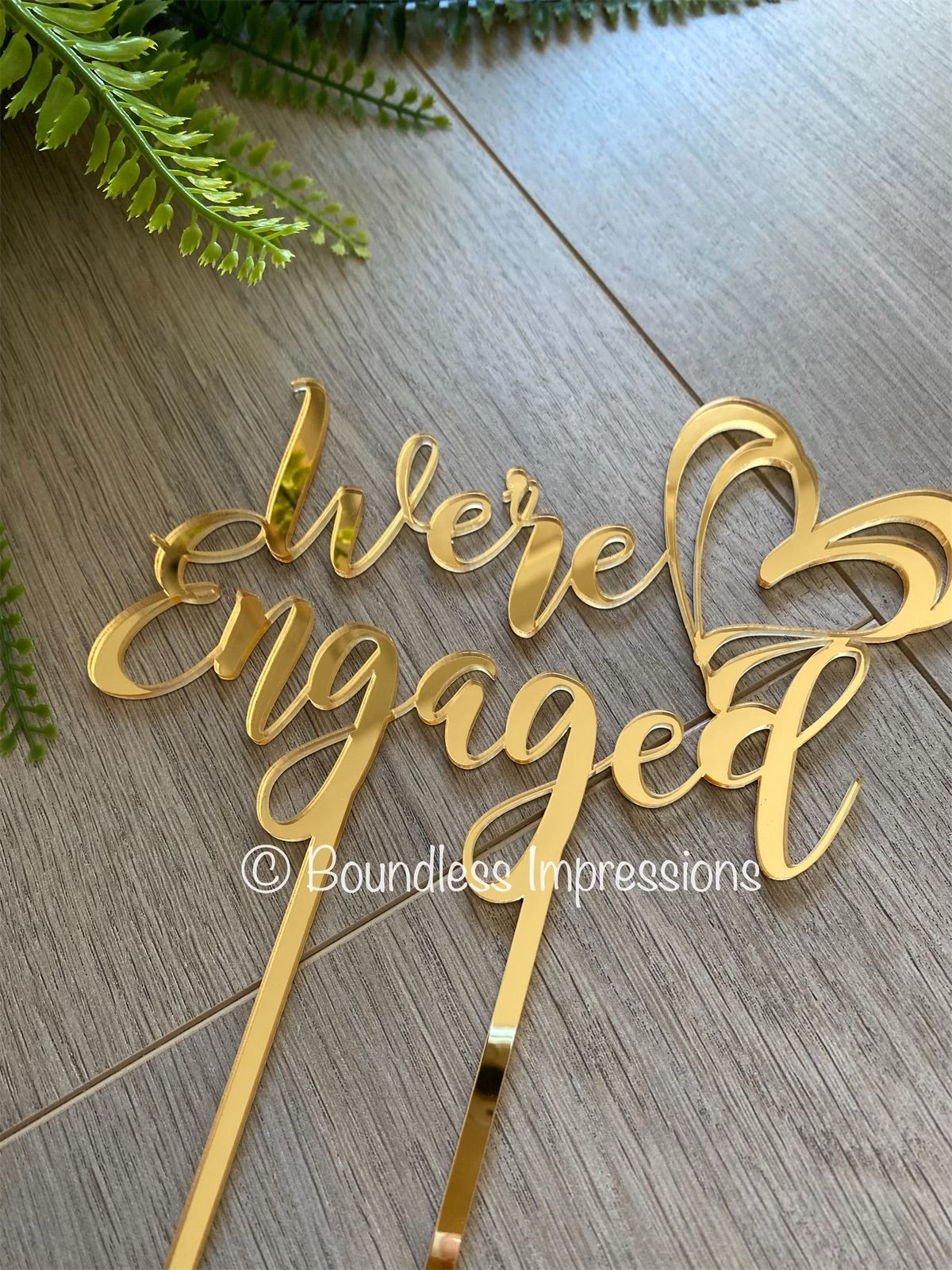 Custom Acrylic Cake Toppers