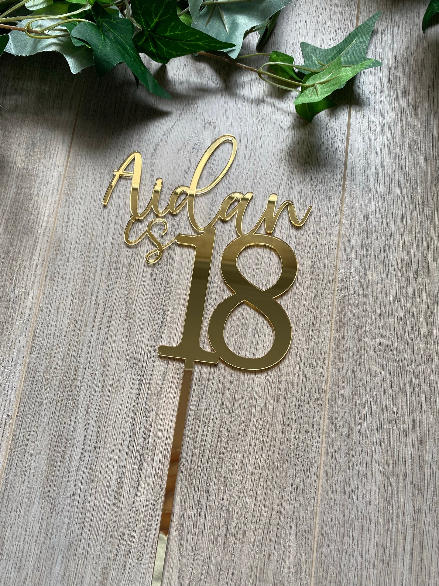 Custom Acrylic Cake Toppers