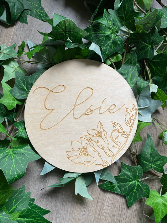 Birth Announcement/Name Plaque