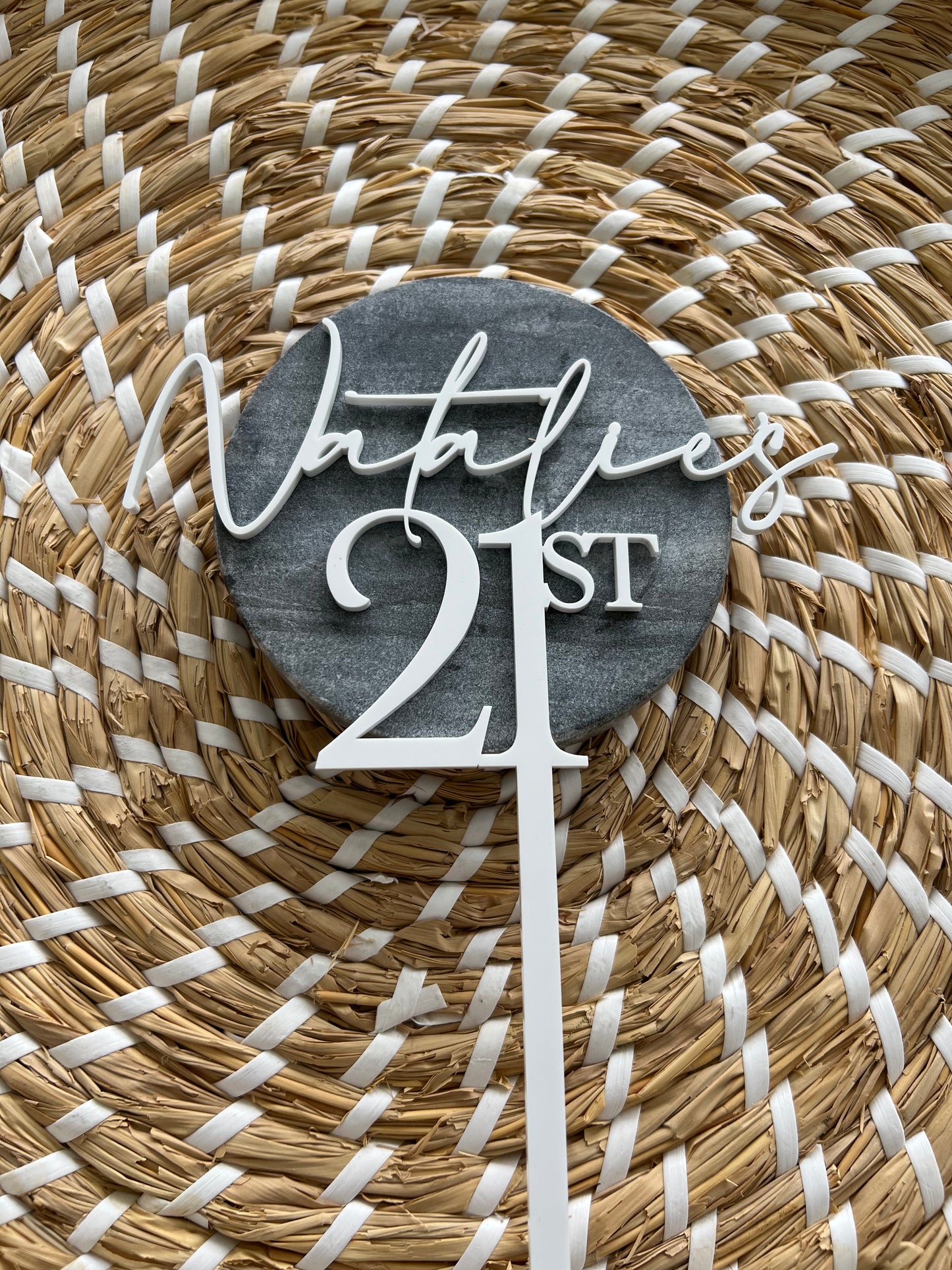 Custom Acrylic Cake Toppers