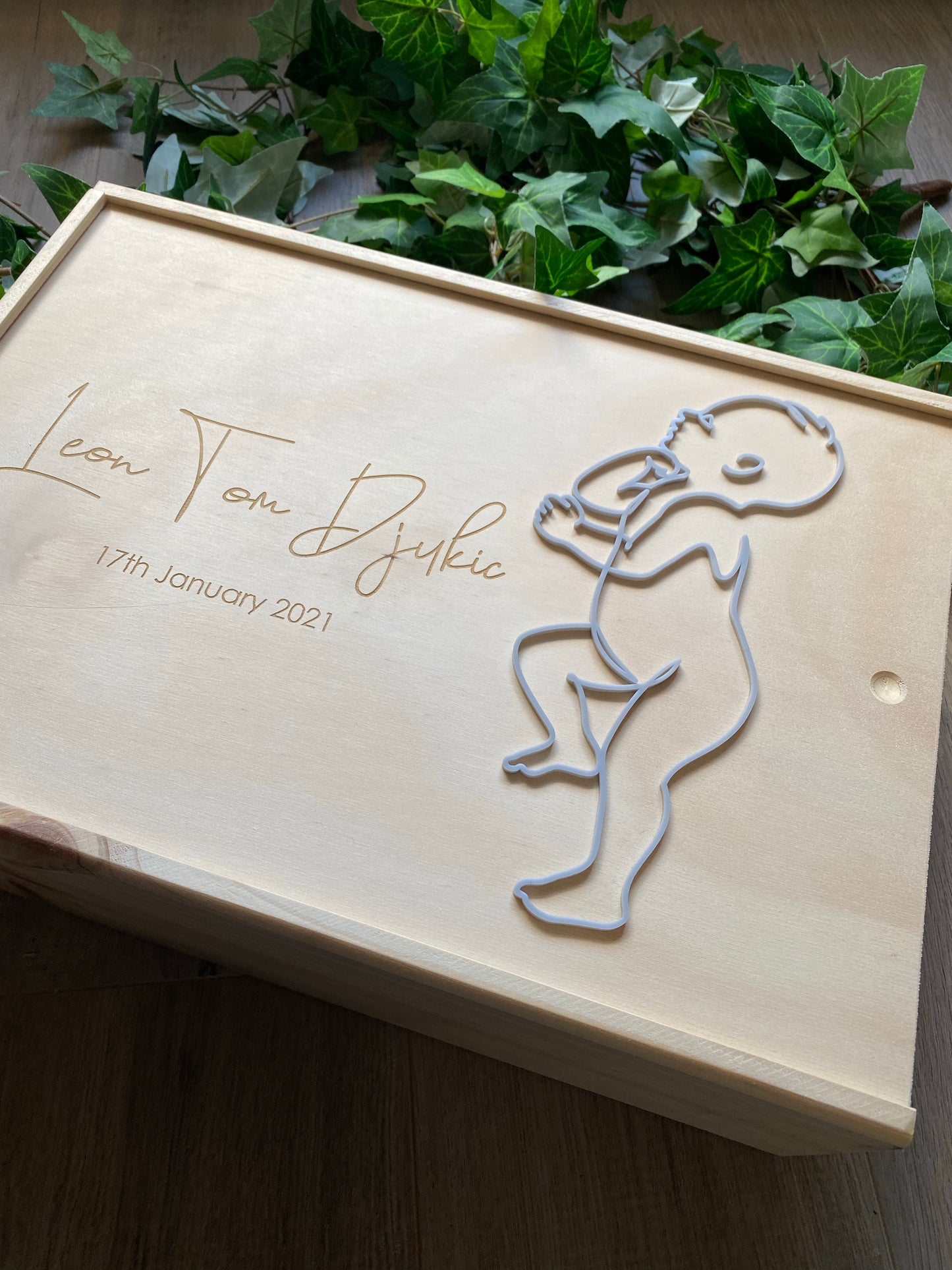 Timber 3D Baby Keepsake Boxes