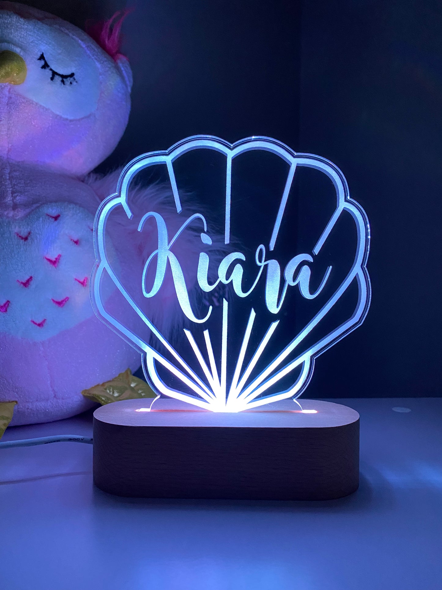 Personalised ‘Shell’ Design Night Light