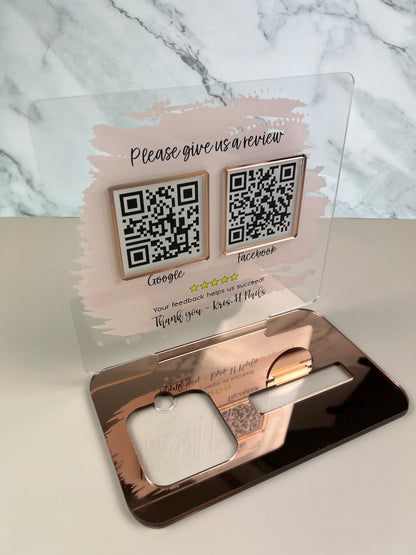 QR Scanner/Square Reader + Business Card Docking Station Combo