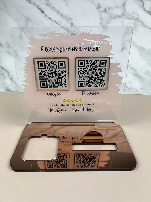 QR Scanner/Square Reader + Business Card Docking Station Combo