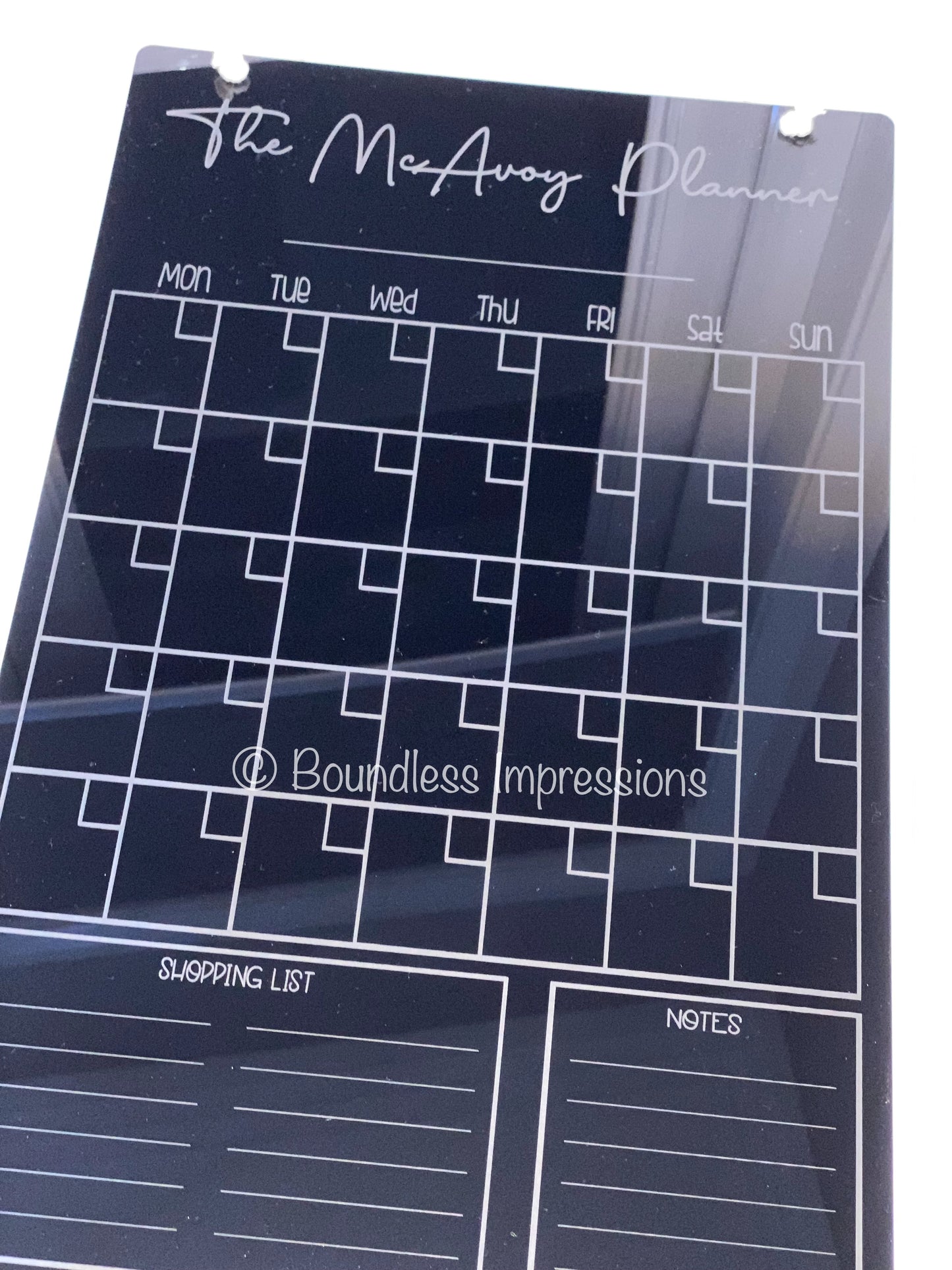 Personalised Monthly Plus Wall Planner