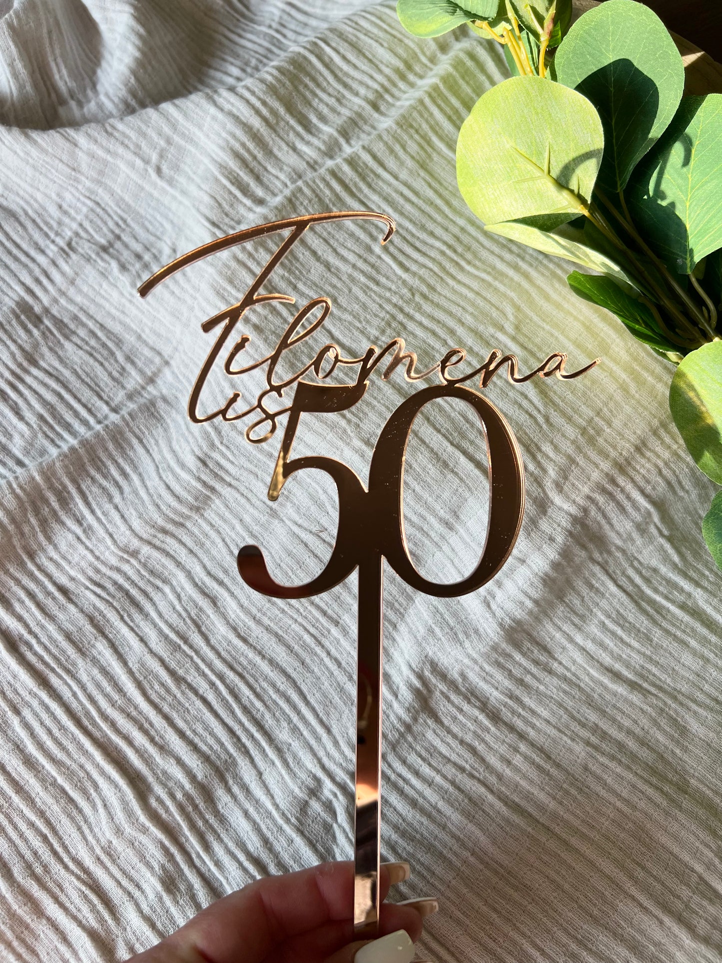Custom Acrylic Cake Toppers