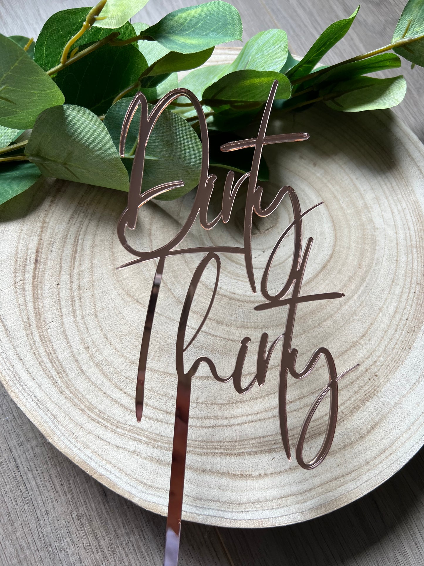Custom Acrylic Cake Toppers