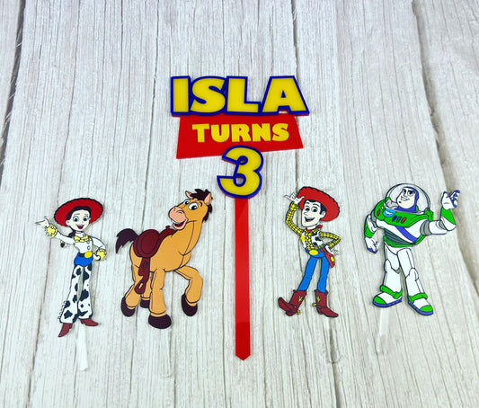 Printed Cake Topper Set - Toy Story (Characters Only)
