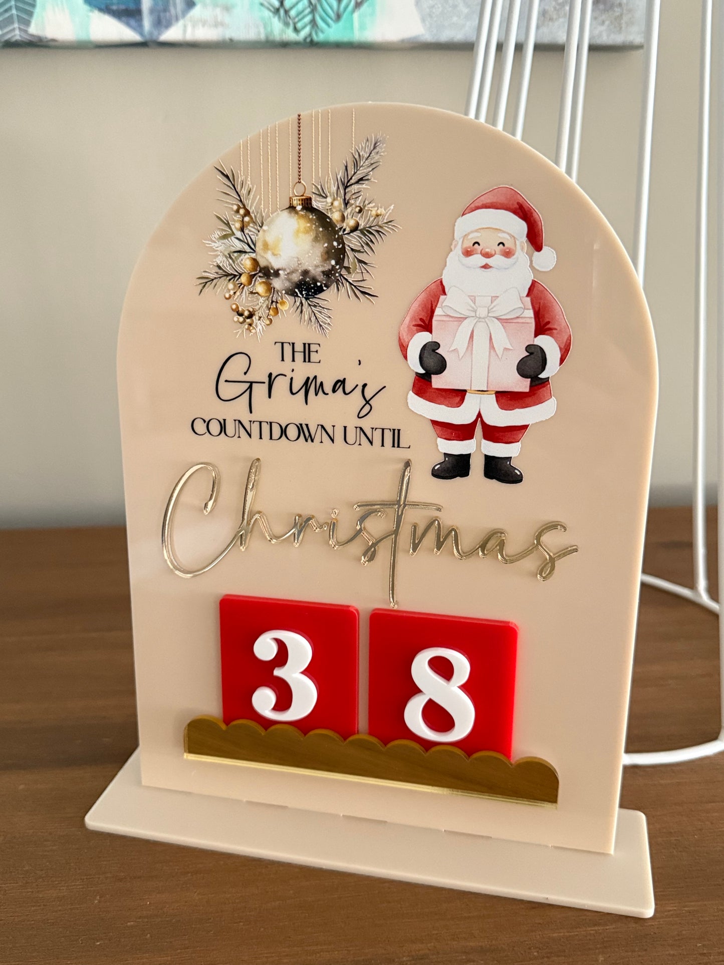 Christmas Countdown Stand