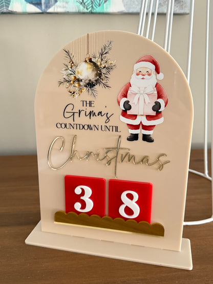 Christmas Countdown Stand