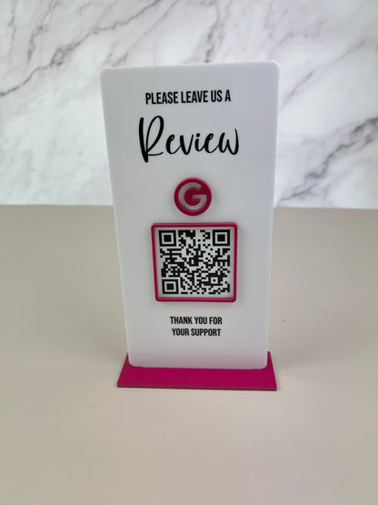 Business Review/QR Code Sign