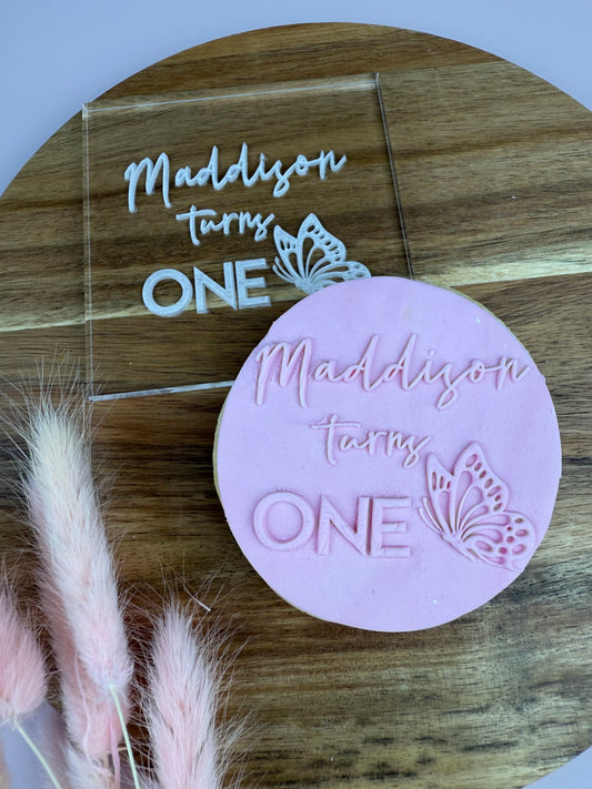 CUSTOM BUTTERFLY - COOKIE STAMP