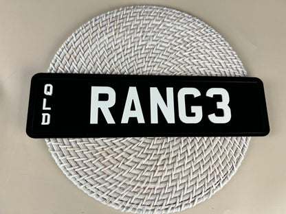 Novelty Acrylic Number Plates