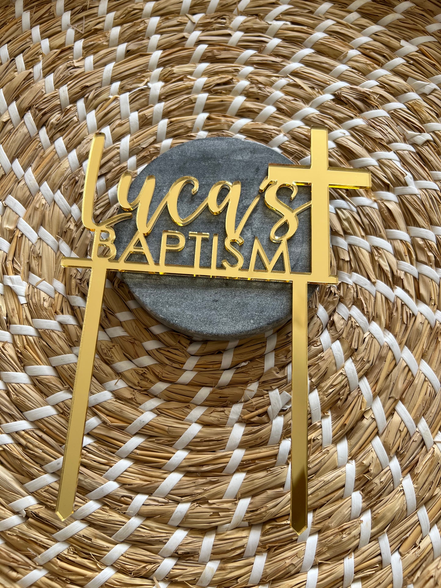 Acrylic Cake Topper Christening/Communion/Confirmation